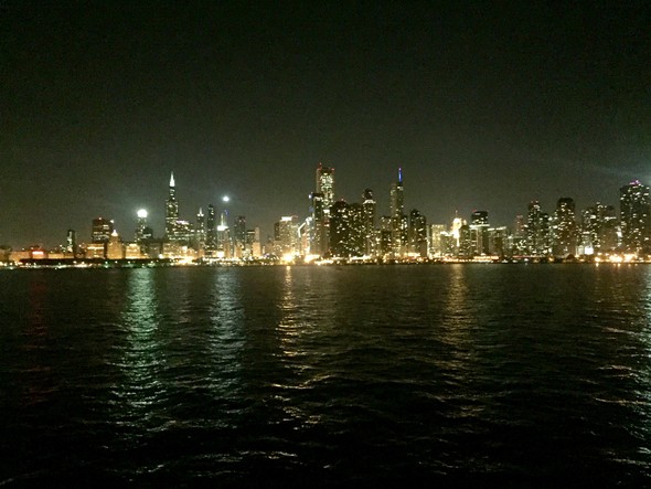 Skyline view from ICG Construction's Boat Cruise